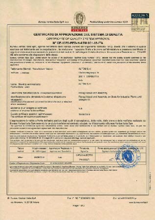 certificato PED